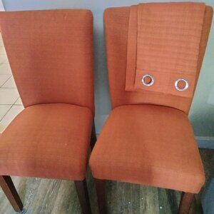Dining chair with matching curtain panel